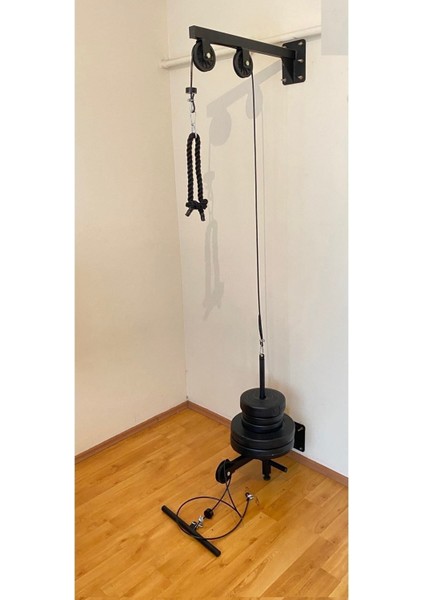 Duvar Tipi Cable Crossover Lat Puldown & Pushdown ,row ,biceps ,triceps Omuz Çalışma Istasyonu