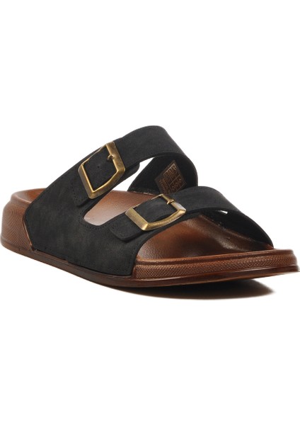 Siyah Çift Bantlı Hafif Erkek Günlük Terlik PC-7411 M modelleri