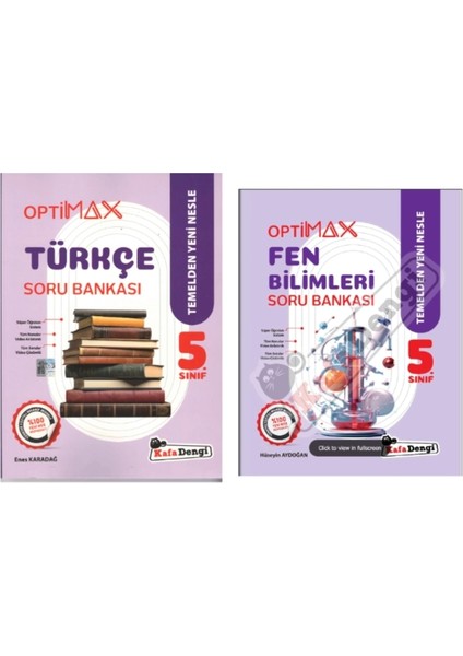 5. Optimax Türkçe - Fen Bilimleri - Soru Bankası