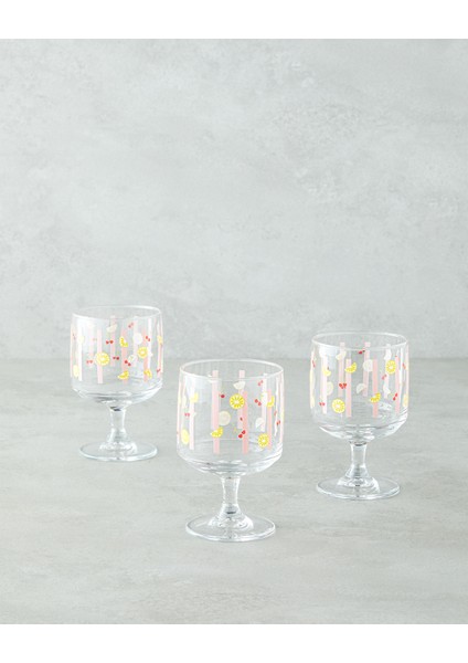 Cherrylim Cam 3'lü Cup 300 ml Renkli
