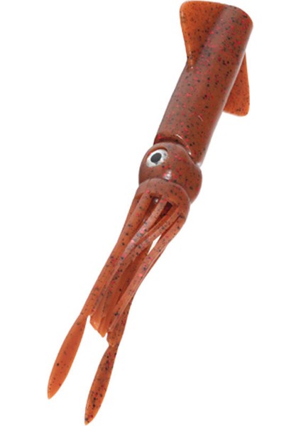 Calamari 20CM 10,5gr Yedek Silikon Yem Renk : Brown