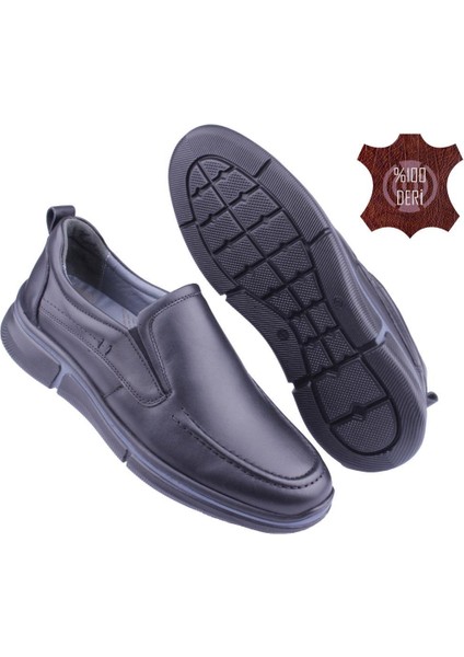 Hakiki Deri Ortopedik Ultra Rahat Şık Erkek Ayakkabı ALV2160