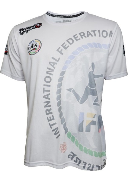 TX8591 Ifma Muaythai Tişört Ifma Dijital Basklı Muay Thai Tişört
