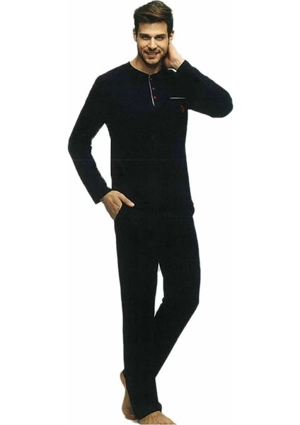 Us Polo 17384 Erkek Uzun Kol Pijama Takımı