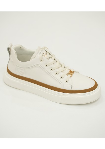 Erkek Deri Bağcıklı Sneakers