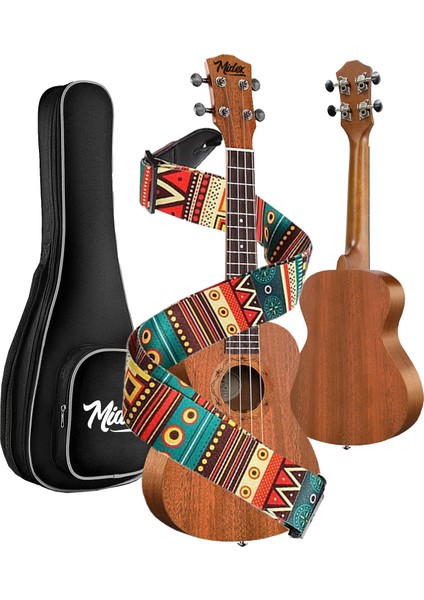 SP-21M Set Maun Soprano Ukulele (Softcase Capo Metod Nota Sticker Askı Pena)