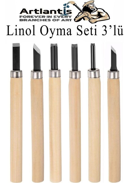 Linol Oyma Seti 13 Parça 1 Paket Linol Oyma Kesme Bıçak Seti Bıçaklı Linolyum Baskı Ahşap Saplı