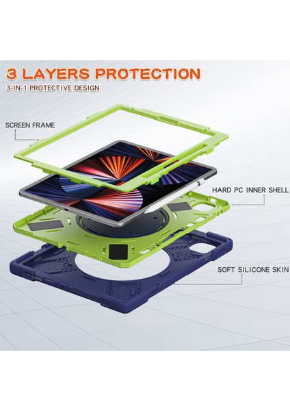 PRO12.9 Inç Tablet Pc Kılıfı Silikon Yumuşak Kabuk (Yurt Dışından) fırsatları