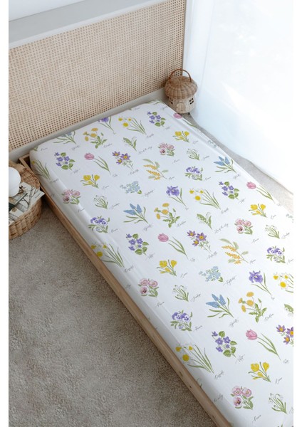 Baskılı Düz Çarşaf - Iconic Serisi - Bloomy Spring