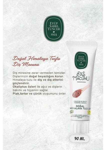 90 ml Diş Macun Seti Kakao, Zencefil, Karanfil, Himalaya,lavanta ve Rosie