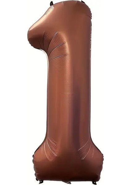 Kahverengi 1 Rakam Folyo Balon 40 Inç