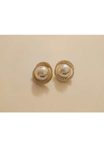 Düğme Çelik Küpe