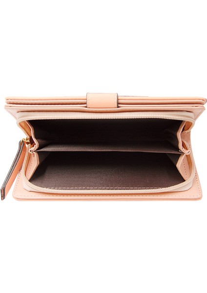 Içi Boş Uzun Fermuarlı Cüzdan Bayanlar Para Cüzdanı Cep Telefonu Çantası Kadın Clutch Para Cüzdanı (Yurt Dışından)