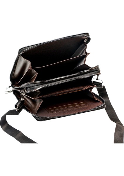 Erkek Omuz Çantası Erkek Crossbody Çantası Erkek Sırt Çantası Iş Deri Çantası Erkek Çantası (Yurt Dışından) indirimleri