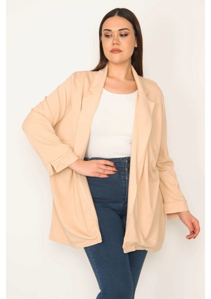 Kadın Camel Astarsız Ceket