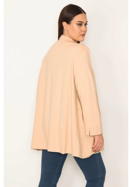 Kadın Camel Astarsız Ceket modelleri