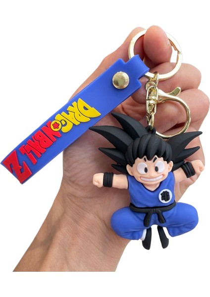 Hengshan Karikatür Anime Dragon Topu Anahtarlık Sun Wukong Bebek Çanta Kolye Araba Anahtarlık Küçük Hediye (Yurt Dışından)