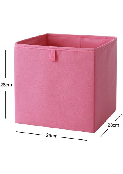 Dolap ıçi çamaşır oyuncak düzenleyici katlanır saklama kutusu organizer 28x28x28