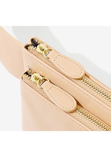 Spor Moda Crossbody Öğrenci Kadın Göğüs Çantası Büyük Kapasiteli Gündelik Başlangıç Çift Fermuarlı Bel (Yurt Dışından) indirimleri