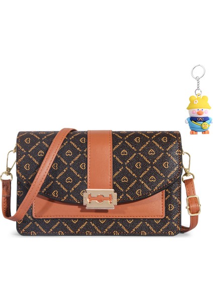 Bayan Omuz Çantası Gündelik Moda Crossbody Çanta Büyük Kapasiteli Hafif Çok Fonksiyonlu Para Cüzdanı (Yurt Dışından)