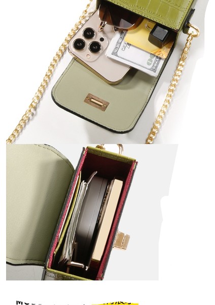 Kadın Çantası Büyük Kapasiteli Çok Fonksiyonlu Cep Telefonu Çantası Kadın Crossbody Çantası Mini Küçük Çanta Cep (Yurt Dışından) modelleri