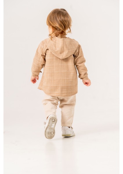 Erkek Bebek Çizgili Ceketli Üçlü Takım fırsatları