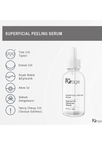 Superficial Peeling Serum (Glycolic Acid 10% Hyaluronic Acid) modelleri