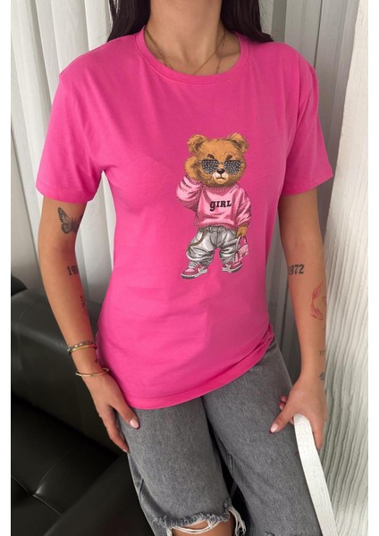 Ayıcıklı T-Shirt - 30/1 Suprem Penye Pamuk 499 fiyatları