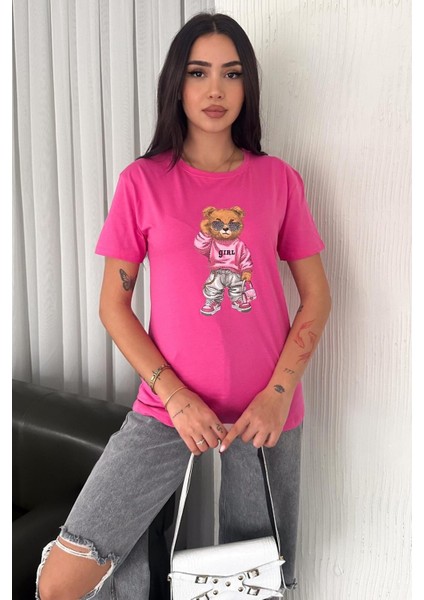 Ayıcıklı T-Shirt - 30/1 Suprem Penye Pamuk 499 indirimleri