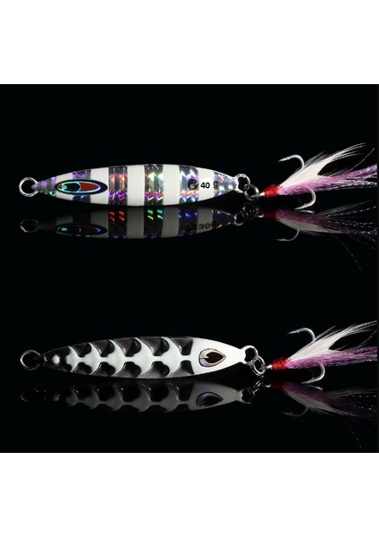 Çift Yönlü Glowlu Jigler Vıb Balıkçılık Lures Metal Jig 40G/8CM Balıkçılık Ürünleri Balıkçılık Kaşık Kış Ahtapot Jig Cazibesi Sert Buz Spinners Yem 1 Adet Işık Lures Metal Jig Kaşık Kış Balıkçılık