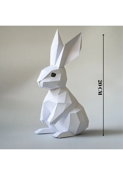 Modern tavşan figürü | 20 cm fiyatları