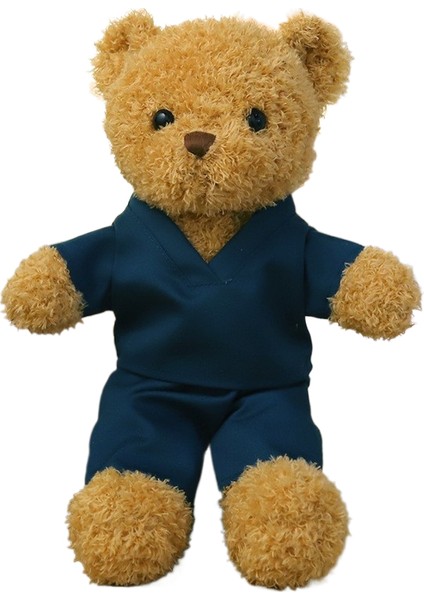 30CM Ayı Bebek Doktor Hemşire Üniforması Peluş Oyuncak (Yurt Dışından)