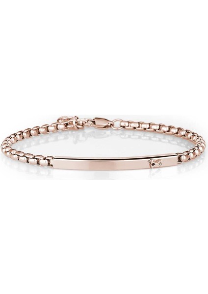 MTK34505 Rose Gold Renkli Erkek Bileklik