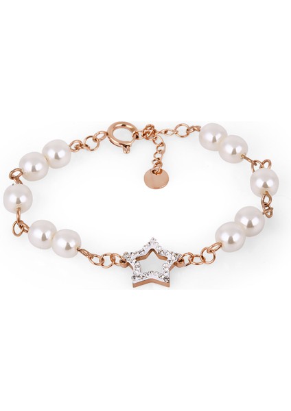 MTK34307 Rose Gold Renkli Çelik Kadın Bileklik