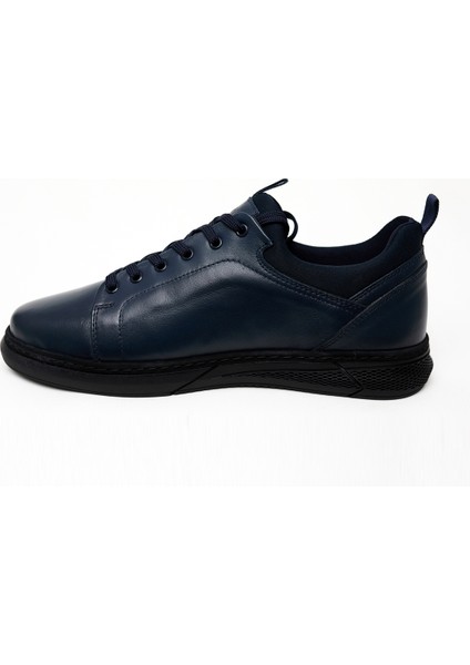 Erkek Lacivert Sneaker Casual Ayakkabı modelleri