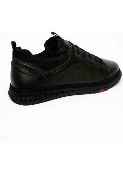 Erkek Haki Sneaker Casual Ayakkabı