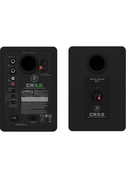 Cr3.5 3.5" Aktif Stüdyo Monitörü (Siyah)