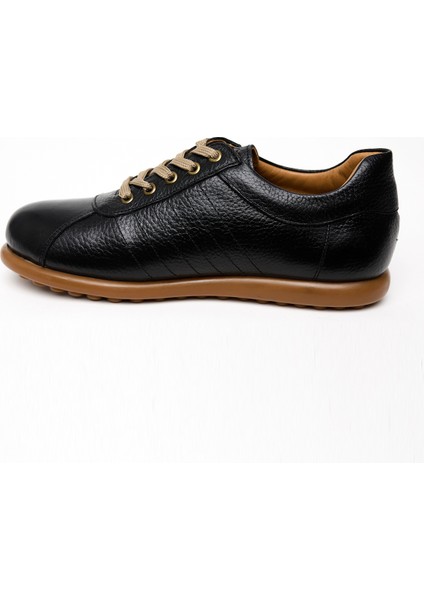 Erkek Siyah Deri Smart Casual Ayakkabı indirimleri