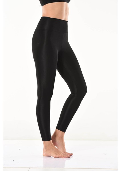 Yüksek Bel Parlak Disco Tayt 0595 fiyatları