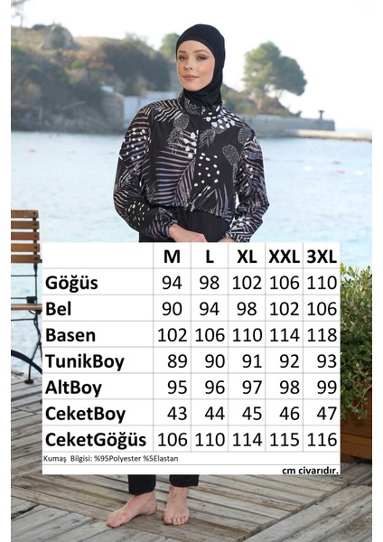 Tam Kapalı Tesettür Mayo 25971 Siyah fırsatları