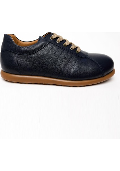 Erkek Lacivert Deri Smart Casual Ayakkabı fiyatları