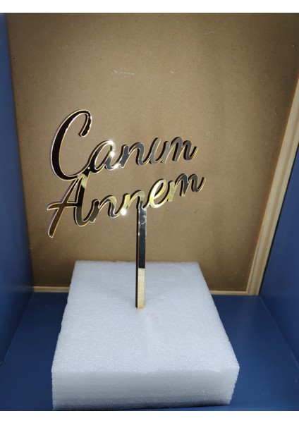 Canım annem pasta süsü gold fiyatları