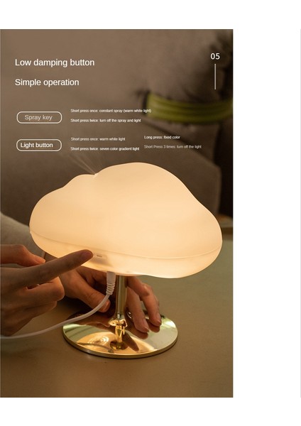 Renkli Nemlendirici LED Gece Işıkları Taşınabilir 270ML Elektrikli USB Sis Makinesi Difüzör Ev Yatak Odası Yurt Araba Için (Yurt Dışından)