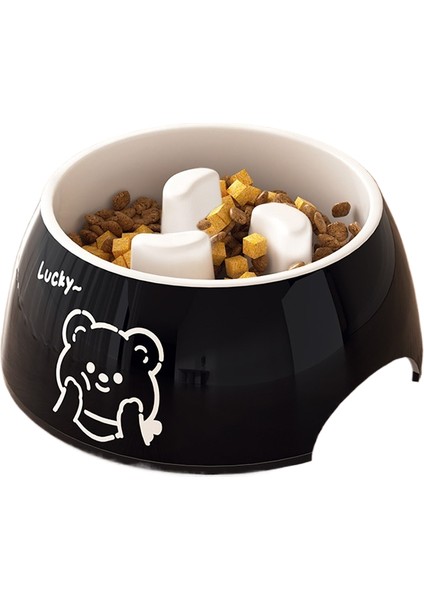 Köpekler ve Kediler Için Yavaş Yemek Kasesi Pet Dökülme ve Boğulma Önleyici (Yurt Dışından)