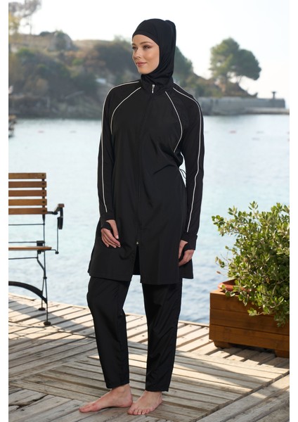 Paraşüt Tam Kapalı Tesettür Mayo 25960 Siyah fiyatları