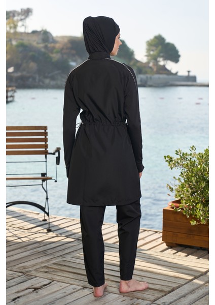 Paraşüt Tam Kapalı Tesettür Mayo 25960 Siyah fırsatları