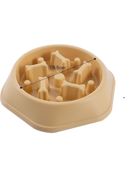 Kaymaz Paspaslı, Boğulma ve Sıçrama Önleyici Pet Yavaş Yemek Kabı (Yurt Dışından)