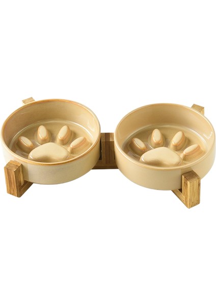 Yavaş Yemek Kasesi Pet Yavaş Yemek Tepsisi Boğulma Önleyici Yavaş Yemek (Yurt Dışından)