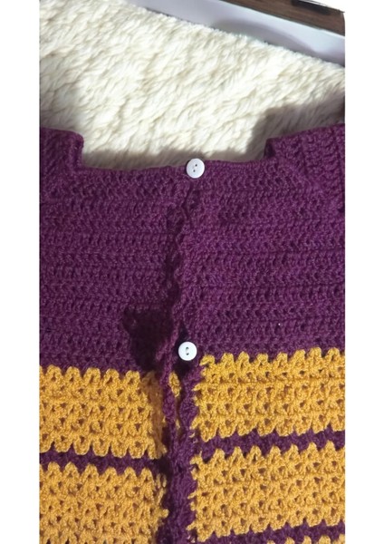 Tokuşka Örme Neşeli Rengarenk Bebek Hırkaları 0-3 Ay indirimleri