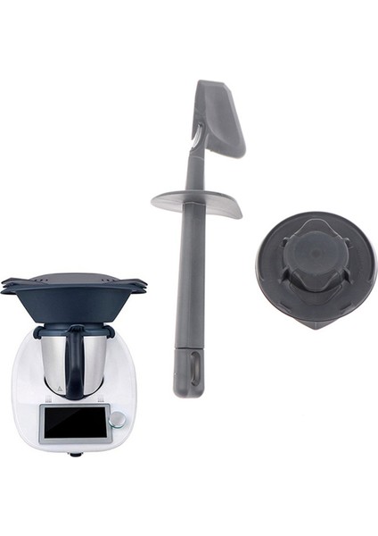 Çok Yönlü Silikon Blender Spatula + Thermomix Tm5 TM31 Tm6 Için Sızdırmazlık Kapağı Karıştırma Aracı Atıkları Önler Mutfak Aksesuarı (Yurt Dışından)
